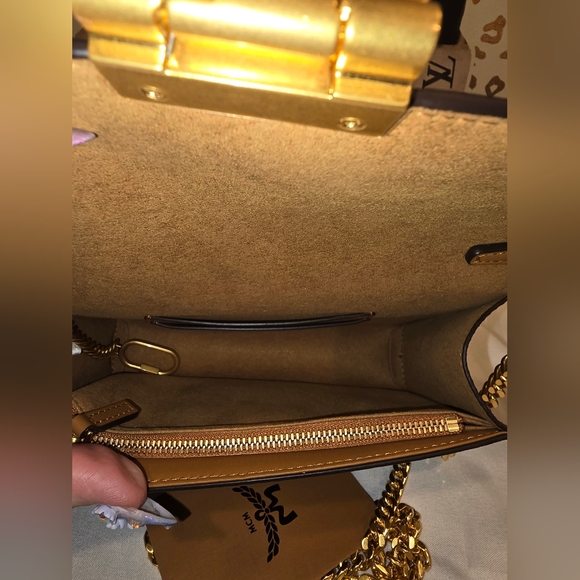 MCM Black and Tan Crossbody Bag. NWT - Picture 8 of 15